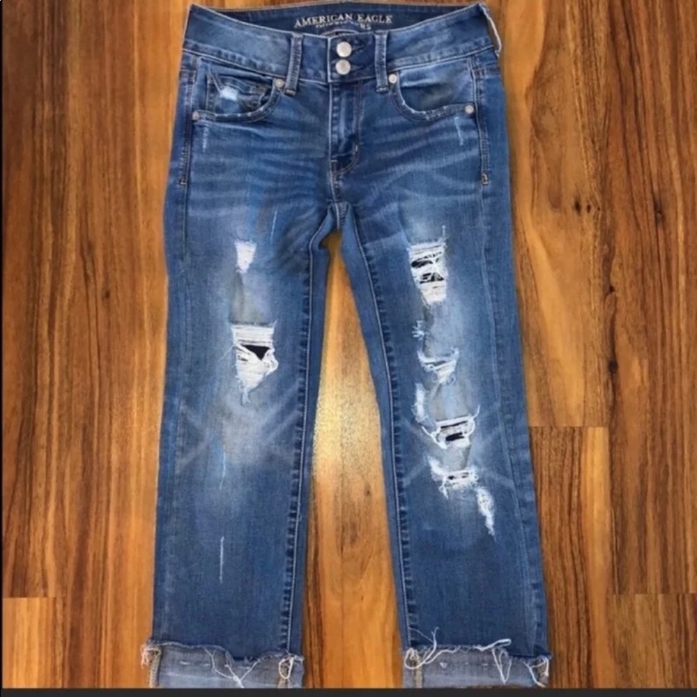 American Eagle artist crop/capri